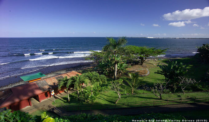 Honolii Beach in Hilo