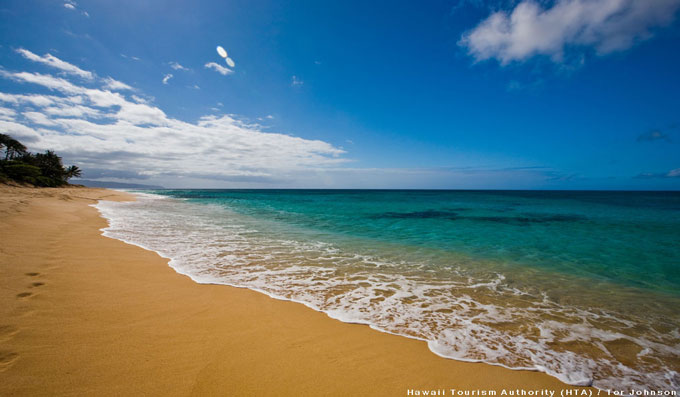 Sunset Beach in Oahu